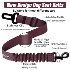 COOYOO swivel-clip seat belt prevents tangling and supports natural movement