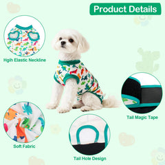 Coppthinktu recovery suit dogs-dressing quick on off with wide magic tape