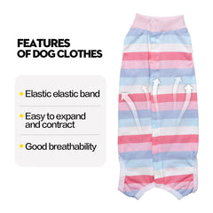 Coppthinktu recovery suit urination cutout demonstrates easy bathroom breaks for dogs