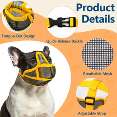 Coppthinktu short snout muzzle open eye design reduces anxiety during walks.