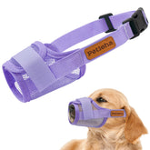 Coppthinktu soft dog muzzle with breathable mesh for comfortable outdoor wear.