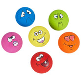 Coricorsu dog toy squeaky funny-face pack boosts playful bonding during fetch.