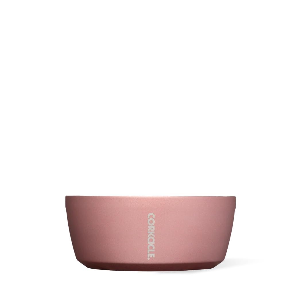 Corkcicle dog bowl stainless steel 32oz with chew-proof durability for meals.