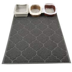 Cosyearn LittleTiger Litter Mat XL top view shows 46x35 inch footprint