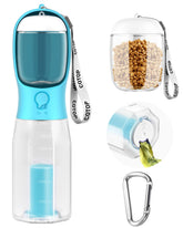 COTOP 20oz dog water bottle with food container for on-the-go hydration.