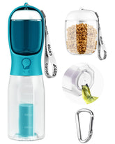 COTOP 20oz dog water bottle with leak-proof bowl for on-the-go hydration.
