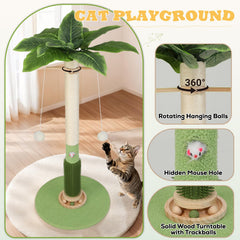 COUNER rotating dangling ball stays captivating during cat play.