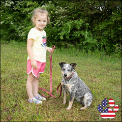 Country Brook Petz Deluxe Red Bandana Collar USA-made label highlights domestic craftsmanship