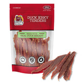Country Kitchen Duck Jerky Tenders pack shot showing real duck meat for a protein-rich treat
