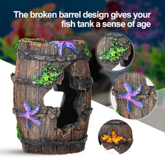 CousDUoBe resin decor is water-safe and low-maintenance for tanks.