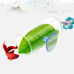 CousDUoBe Betta tube tunnel clear offers a safe hiding spot with easy tank viewing.