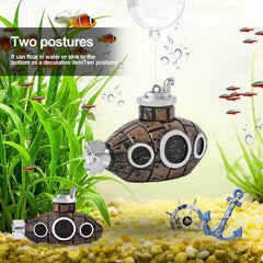 CousDUoBe resin aquarium decor is safe, non-toxic, and water-friendly.