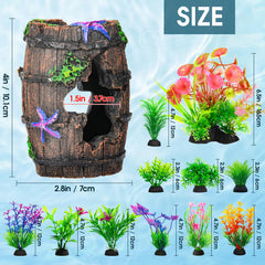 CousDUoBe starfish-barrel-collection highlights nautical charm and enrichment for shy fish.