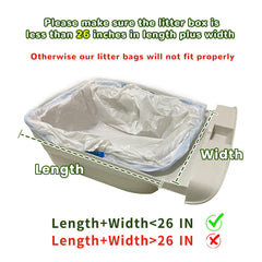 CoveCozy perforated-tear-lines enable easy bag separation for fast disposal.