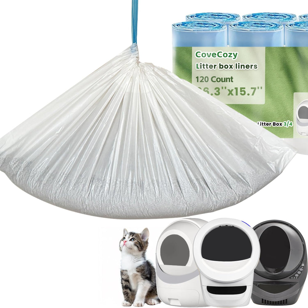 CoveCozy robot-4-3 compatibility waste bags for automatic litter boxes