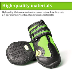 CovertSafe dog boots use waterproof fabric to keep paws dry in rain and mud.