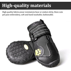 CovertSafe& waterproof dog boots keep paws dry in rain and mud