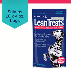 Covetrus Nutrisential lean treats bite-size pieces support portion control during training.