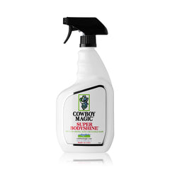 Cowboy Magic Super Bodyshine bottle delivers fast-dry shine for coats.