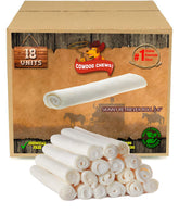 Cowdog Chews 5-6 Inches Rawhide Retriever Roll 18-pack: long-lasting chew for dogs.