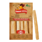 Cowdog Chews Collagen Sticks 6in Pack – odor-free packaging showing joint-friendly chew