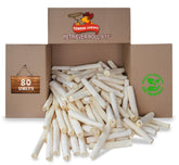 Cowdog Chews Retriever Roll 9-10 inch rawhide for long-lasting chew time