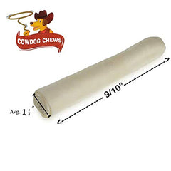 Cowdog Chews Retriever Roll close-up shows natural color variation and texture.