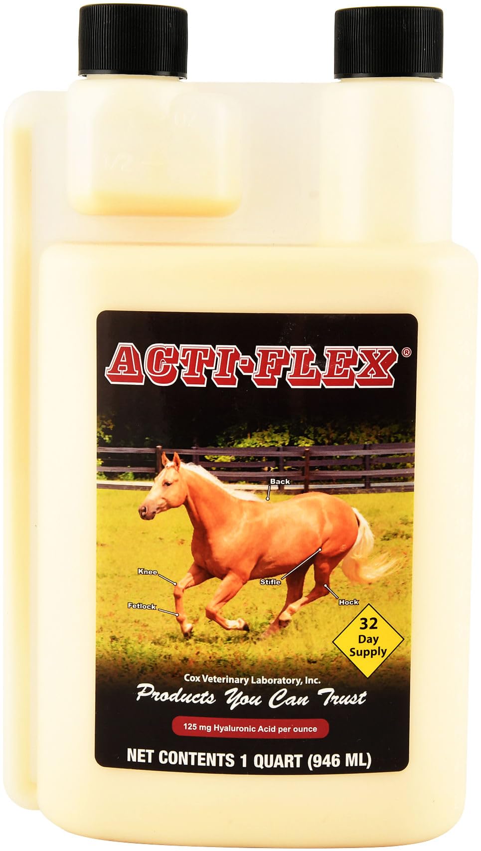 COX Veterinary Acti Flex Solution 32 oz bottle for daily pet care support.