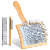 COZYGIFT large dog slicker brush for efficient shedding and smooth coats.