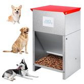 COZOFU dog feeder with 25-pound capacity keeps kibble organized and reduces refills.