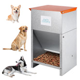 COZOFU dog feeder front view highlights 25-pound capacity for fewer refills.