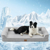 COZY KISS cooling dog bed cover keeps surfaces cool for hot days.