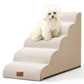 COZY KISS dog stairs curved design helps small dogs reach sofas comfortably