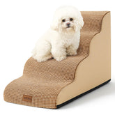 COZY KISS dog stairs curved design shows gentle incline for small dogs to reach sofa