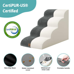 COZY KISS leakproof-surface prevents moisture from seeping through the stairs
