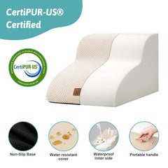 COZY KISS dog stairs waterproof-cover protects foam and contains messes