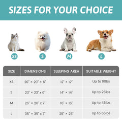 COZY KISS fluffy faux fur surface delivers cloud-like softness for restful napping.