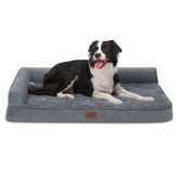 COZY KISS orthopedic dog bed front view demonstrates suitability for extra large dogs.