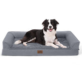 COZY KISS orthopedic dog bed large foam closeup shows joint support in action.