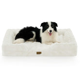 COZY KISS orthopedic dog bed large side view for cozy support.