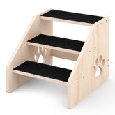 CozyLazy Dog Stairs with A-structure stability support up to 70 pounds for steady climbs.