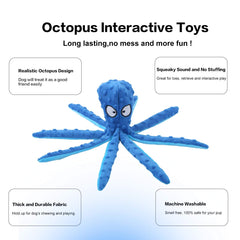 CPYOSN dog toy no-stuffing octopus showcases safe, easy-to-clean design