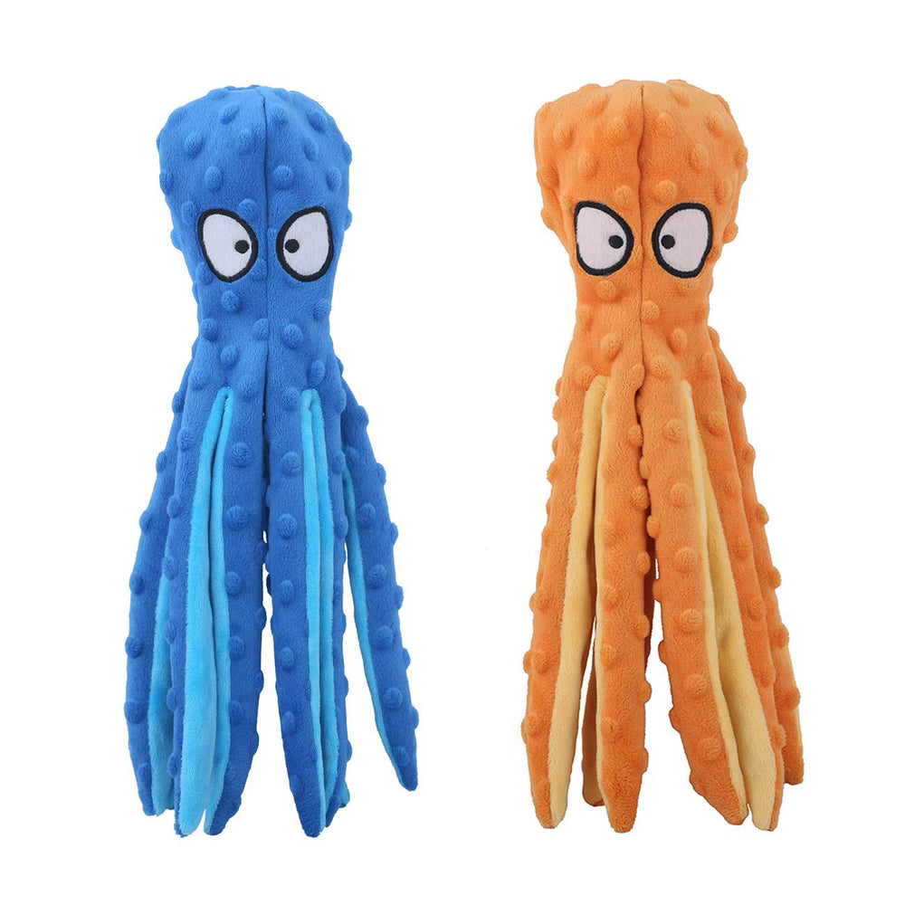 CPYOSN Octopus squeaky plush toy bright colors for interactive play.