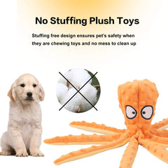 CPYOSN no-stuffing octopus plush toy keeps chewing mess-free.