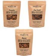 Crafted by Humans Brew Biscuit Variety Pack front view with mixed flavors for picky dogs.