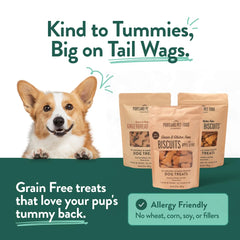 Crafted by Humans Loved by Dogs training treats in bite-size form for quick rewards