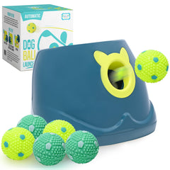Crafts Central automatic dog ball launcher package contents ready for quick play sessions.