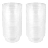 CRITTZOO crested gecko food cups — clear view for easy feeding and quick refills.