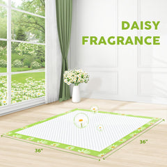 Croci extralarge dog pads top view showing generous 36x36 inch area for bigger pets.