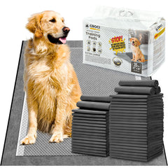Croci pee pad XXL 30x36 Charcoal shows odor-control properties near potty area